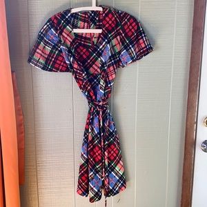 Final Sale Vintage A Line Plaid Dress